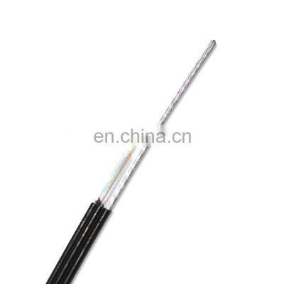 1 2 4 core FRP/steel wire FTTH drop indoor fibre optic cable price