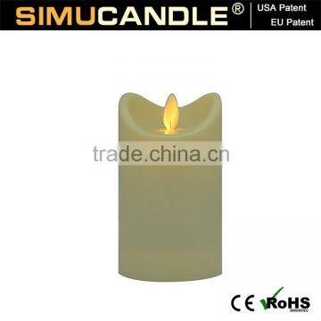 Flicker Moving LED Candle With Timer and USA, EU Patent