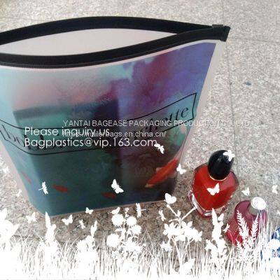 TPU EVA Cheap Plastic Zipper Bag Makeup Sponge Cosmetic Packaging Storage Suit Bag, Vinyl Cosmetic Bag With Zipper Bagease photo-3