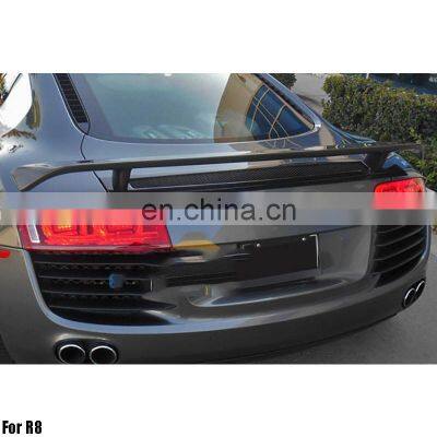 Carbon Fiber Car Spoiler For R8 GT V8 V10 2007-2016 Rear Spoiler photo-2