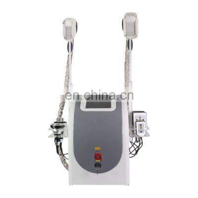 Portable low price multifunctional dual handle fat freezing slimming machine with vacuum cavitation system