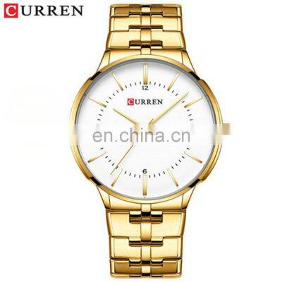 CURREN 8321 Men Quartz All Stainless Steel Strap Watch Specific Gold Wrist Watch photo-4