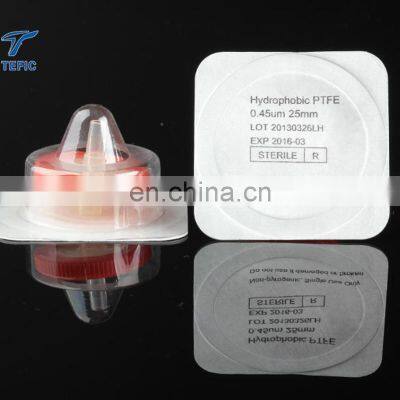 0.22um Disposable Sterile Syringe Filters for Lab HPLC Popular Medical Sterile Syringe Filter photo-3