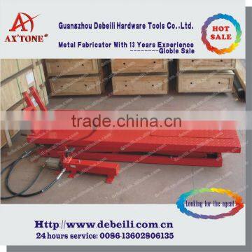 Pneumatic and Manual Hydraulic Scissor Motorcycle Lift Table AX-2013A-1