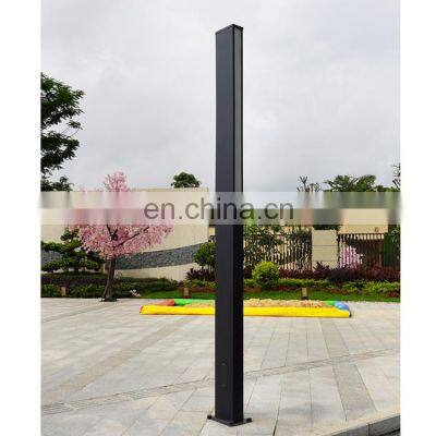 Hot sale outdoor square street 3m 4m large column light modern decorative light lamp