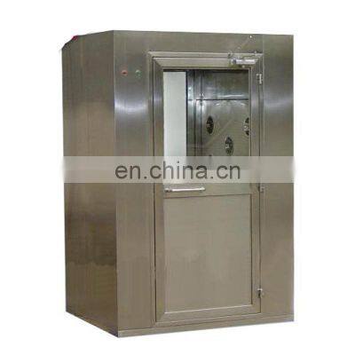 Safe Operation Dust-Free Workshop Air Shower Door / Clean Room Double Stainless Steel Air Shower for Food Workshop