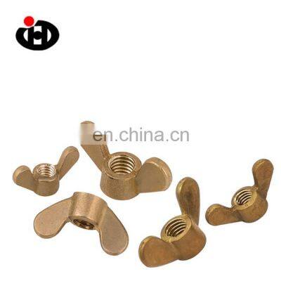 Factory Supply DIN 315 Brass Butterfly Wing Nuts Rounded Wings