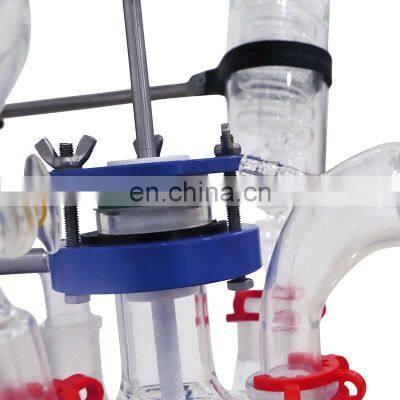 1L 2L 3L 5L Chemical Small Single Layer Heated Glass Reactor Vessel for Sale photo-5