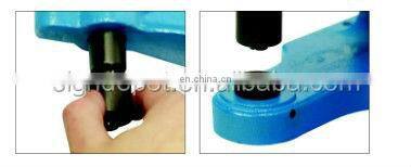 Grommet Machine: 1 Grommet Machine, 3 Dies (different Size) & 900 Grommets Eyelet Hand Press Tool photo-4