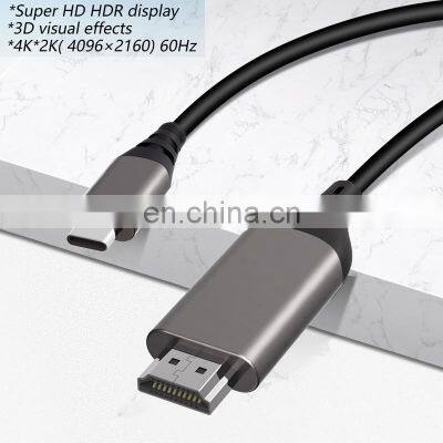 New Arrival USB C ToHD USB 3.1 Type-C to HD-MI 4K60HZ Adapter With HDCP Compatible for Mobile Phones and Computers photo-3