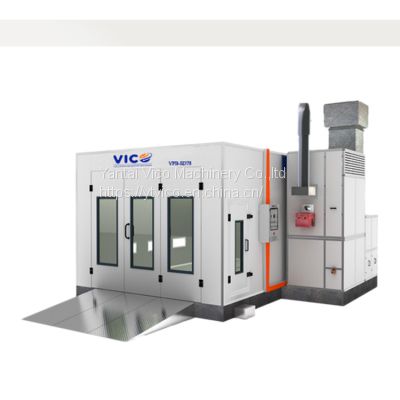 Steel Car Paint Booth Baking Oven With Italy Brand Diesel Burner Automotive Spray Booth VPB-SD78