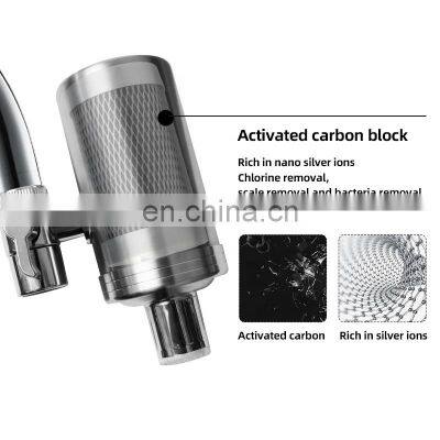 Germs Removal Nano Silver Ion Faucet Water Filters Kitchen Faucet Water Filter Tap Water Purifier With UV Light photo-2