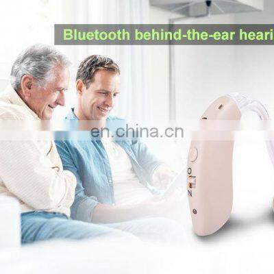 Waterproof Hearing Aids Invisible BTE With Ear Plug Rechargeable Minifit Sound Amplifier Blue-tooth Wireless Hearing Aids photo-5