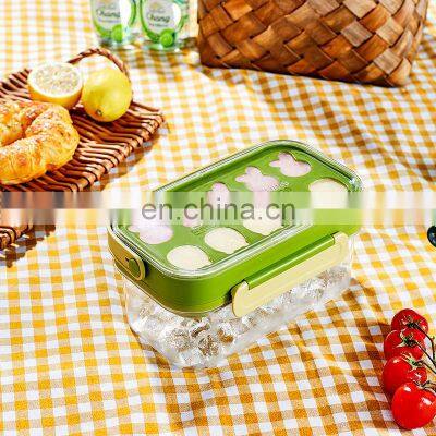 OEM Cute Custom Personalized Egyptian Designer Portable Recycling Small Silicone Ice Cube Tray Lid