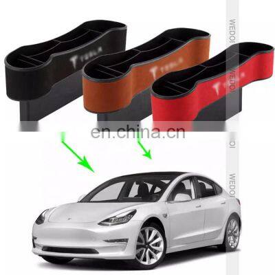 2021 New Model3 Y Car Seat Crevice Storage Box For Tesla Model 3 MODEL Y Passenger Driver Side Car Seat Gap Storage Box