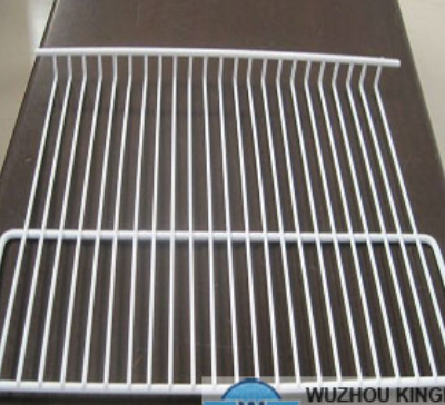 PVC coated welded metal wire mesh PE coated refrigerator shelf