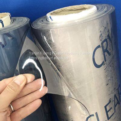Fuxing Super Polar Pvc Plastic Transparent Strip Curtain Sheet Pvc Industrial Curtain photo-5