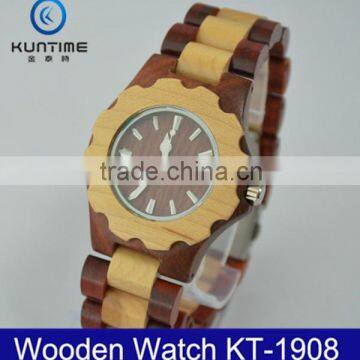 2015 Eco-friendly Sandalwood Wristwatch Wooden Watch With Date photo-2