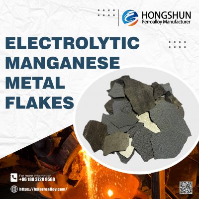 Manganese metal flakes