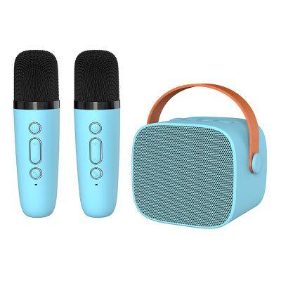 Best Price Mini BT Wireless Speakers TWS Duet Karaoke Speaker With Microphones