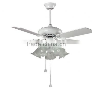 Living room decorative ceiling fan with light