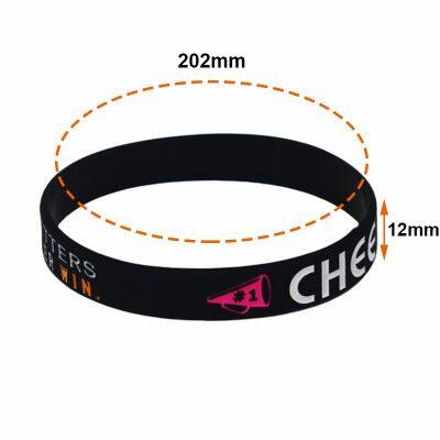 Factory Price Customized Debossed Motivational Quote Water Proof Soft Eco-friendly Sport Adults High Quality Silicone Wristbands photo-3