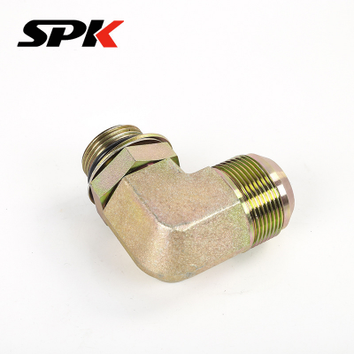 American Standard Adjustable Swivel 90° Elbow, Hydraulic Oil Tube Transition Elbow, Hydraulic Pressure Gauge Fitting (Model 1JG9) photo-4