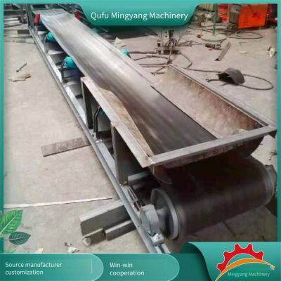 Belt Conveyor for Loading Carton Goods Onto Ships at a Large Inclination Angle, Stone Belt Conveyor, Mingyang Machinery photo-3