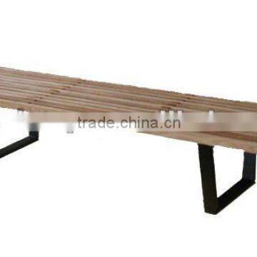 Outdoor Stainless Steel Public Bench photo-3