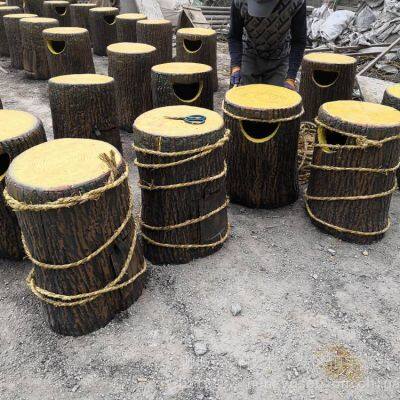 decorative cement imitation wood flower boxes, cement imitation wood flower boxes for balconies and terraces, production and customization, hengyusen