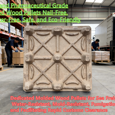 Standard / Non-Standard Molded Wood Pallets | Static Load: 3 Tons | Exempt From Export Quarantine photo-5
