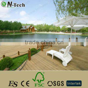 reclaimed polythene composite decking