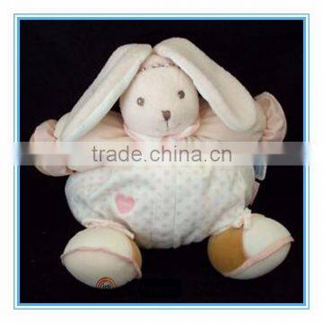 Custom soft rabbit plush baby toys