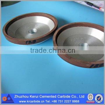 Bowl shaped diamond grinding wheel for sharpening tungsten carbide