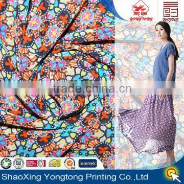 beautiful design polyester woven printed chiffon for woman's garment