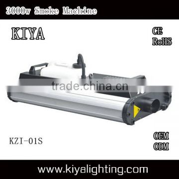 3000W KIYA fog machine manual control low ground effect for stage,club fog machine for events