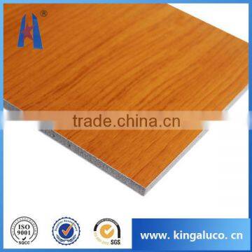 Guangzhou wooden aluminium composite panel promotion