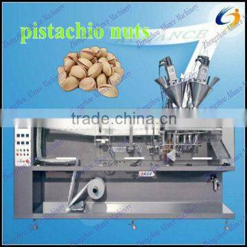 Horizontal full automatic packing machine for pistachio nuts