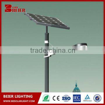 High Efficiency high brightness 20W 3.5m solar led street light with CE certification 12V solar lighting system garden light