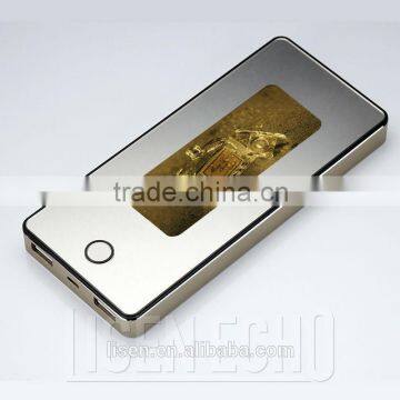 Exclusive Sold High-end Large Capacity 8000mah Polymer Portable Power Pack Metal Shell HD Advertising Mobile Power Supply photo-2