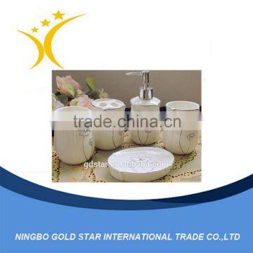 Promotional Cheap Porcelain Ceramic Bathroom Set