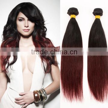 Peruvian hair weave peruvian ombre hair black and red ombre hair cheap ombre hair extension