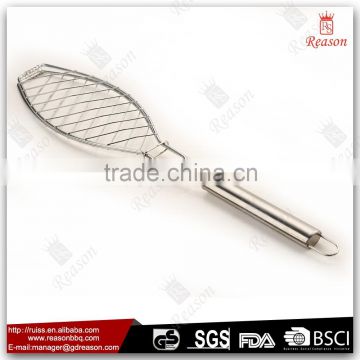 China supplier multi function long handle bbq fish rack grill net