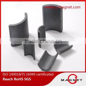 segment used in rotor ferrite magnet with ISO9001