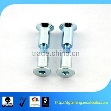 zinc plated dual screw with RoHS