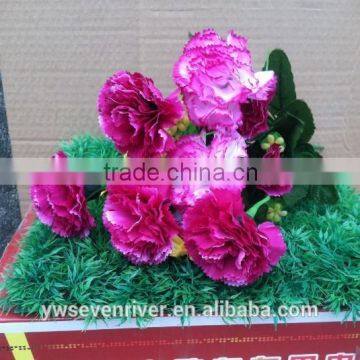 Special offer carnation simulation bouquet Plastic flowers, silk flower flower Festival dance dancing flower bouquet