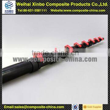 38 ft Window Cleaning Carbon Fiber Telescopic Pole With Euro Thread Tip