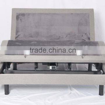 best sell good quality adjustable twinkingqueen bed base with massage part