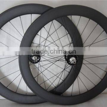 SXC60 synergy bike 700c fixed gear bike wheel 50mm clincher carbon track wheel high quality carbon bicycle wheel