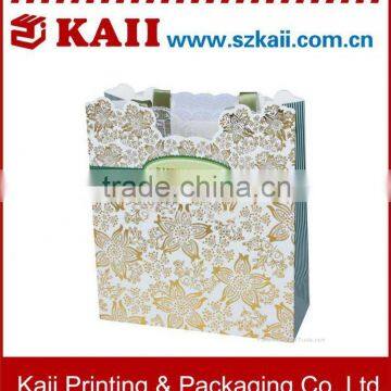 beautiful popular paper bag for cosmetic